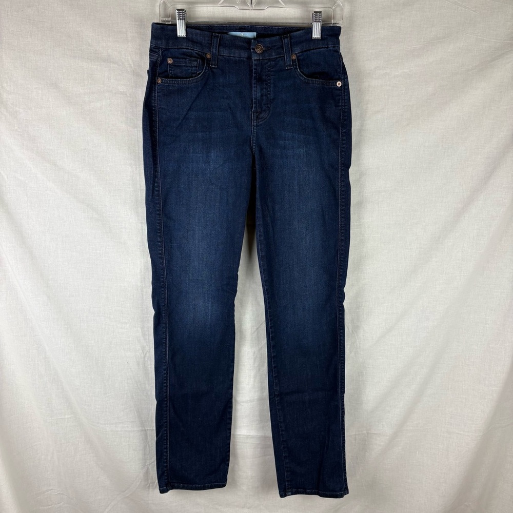 7 For All Mankind Women's Kimmie Straight Dark Wash Jeans Size 29